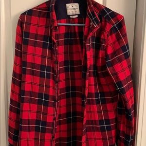 Men’s small red flannel
